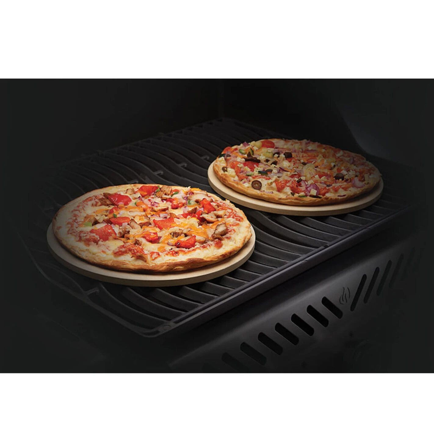 2 Pierres à Pizza En Cordiérite Ø24,5 Cm - Napoleon – Image 2