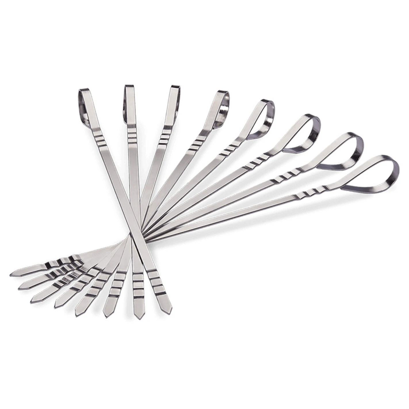 8 Brochettes 35 Cm En Inox - Napoleon