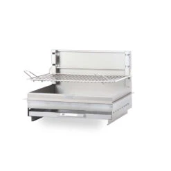 Barbecue Charbon Encastrable Montory Inox Marin - Le Marquier