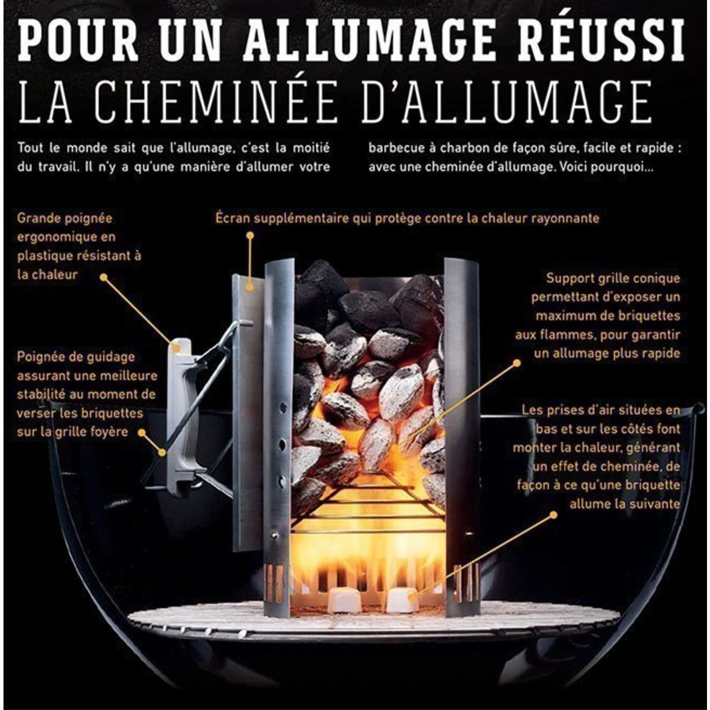 Cheminée D'allumage Weber Seule Pour Barbecue – Image 9