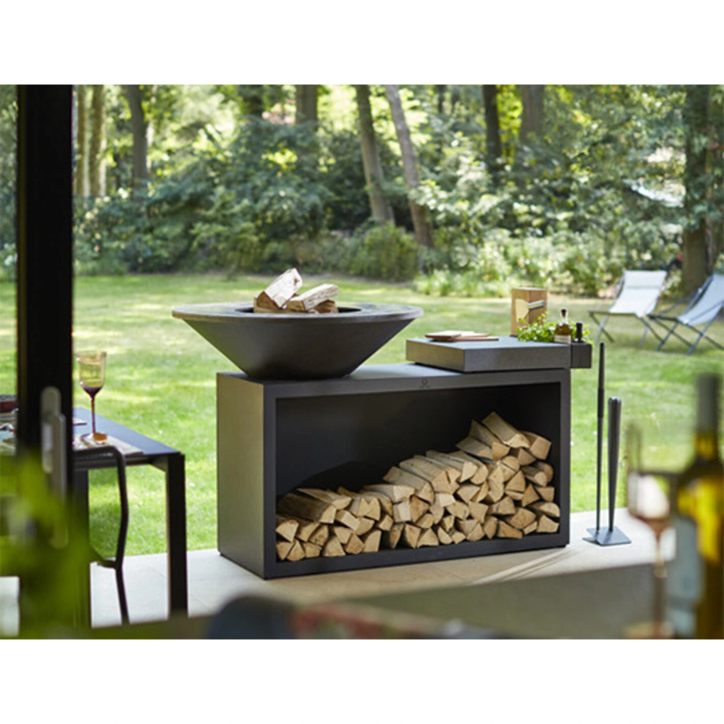 Brasero OFYR Island Noir 100 Céramique + Housse – Image 4