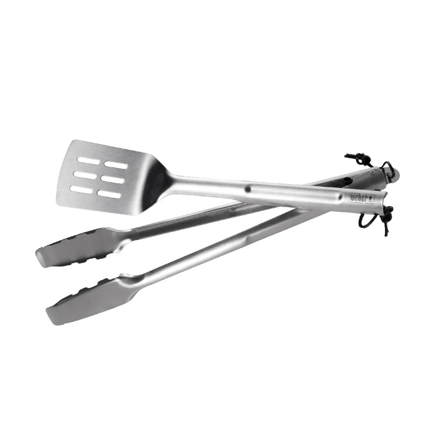 Kit 2 Ustensiles Pince + Spatule Inox Weber*