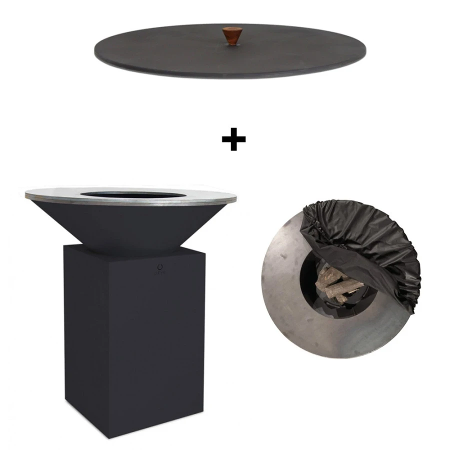 Pack Brasero Classic 100 Noir + Couvercle - OFYR